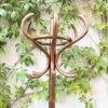 PORTE MANTEAU PERROQUET BOIS FONCÉ