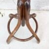 PORTE MANTEAU PERROQUET BOIS FONCÉ
