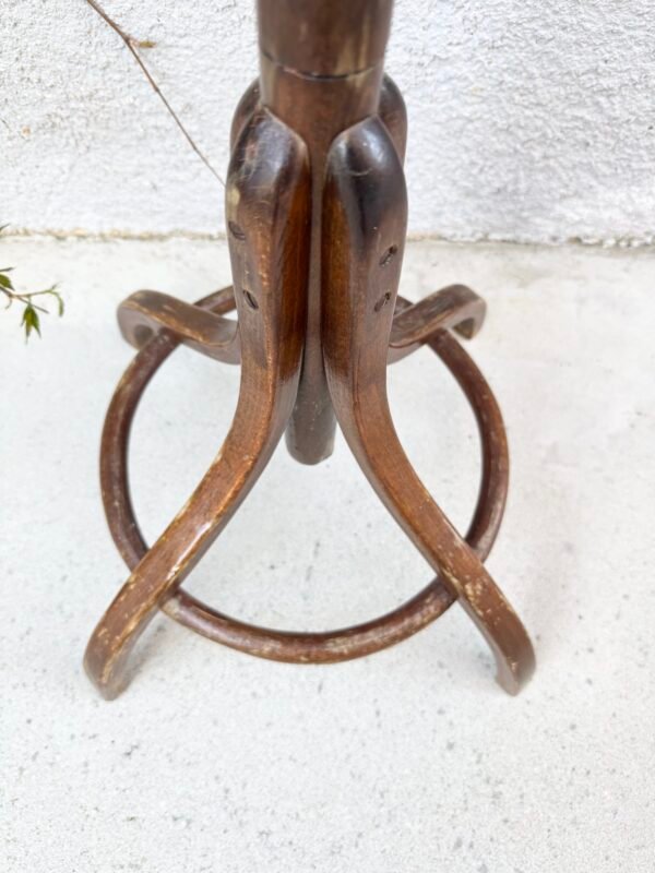 PORTE MANTEAU PERROQUET BOIS FONCÉ
