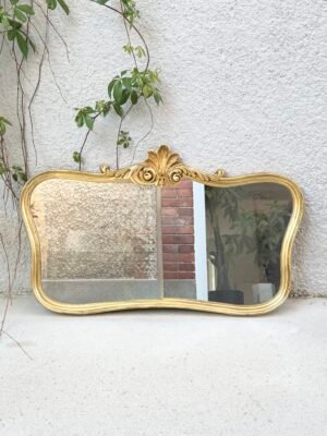 MIROIR DORÉ ANCIEN HORIZONTAL