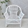 PETIT FAUTEUIL ENFANT ROTIN BLANC