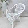 PETIT FAUTEUIL ENFANT ROTIN BLANC