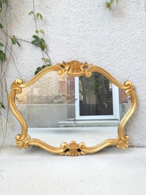 GRAND MIROIR DORÉ BAROQUE