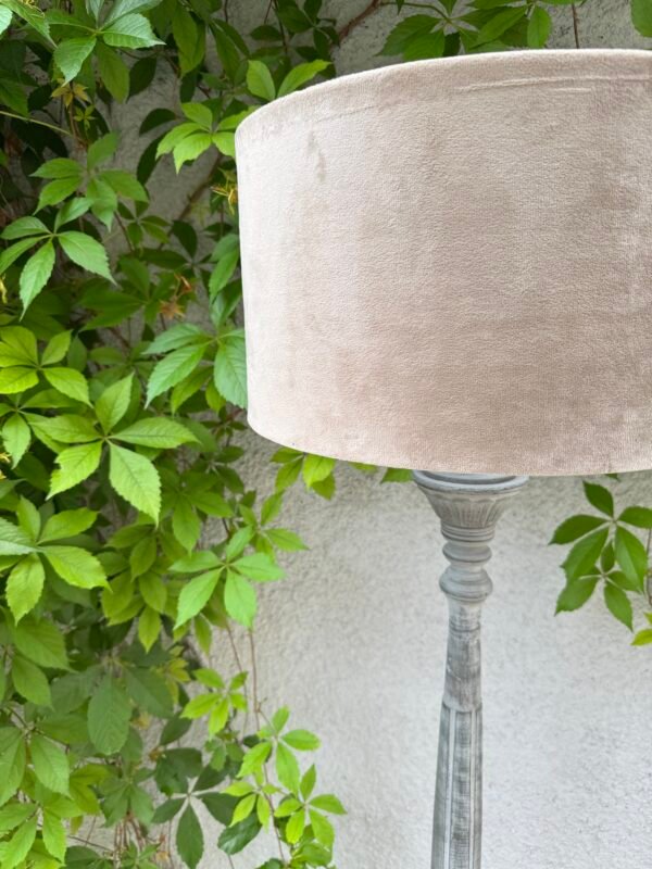 LAMPADAIRE GRIS ET TAUPE
