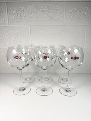 6 VERRES MARTINI BALLONS