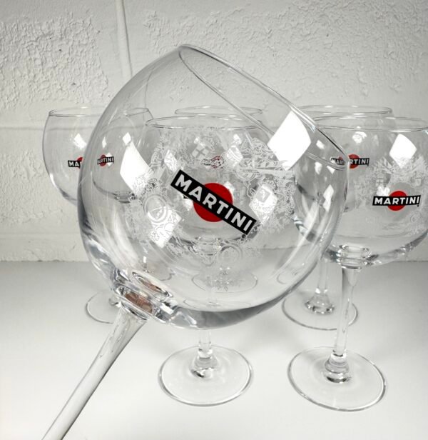 IMG_4149 6 VERRES MARTINI BALLONS