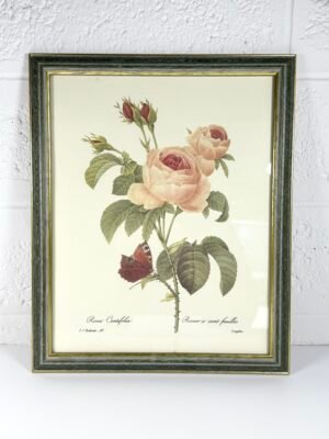 CADRE ROSES REDOUTÉ