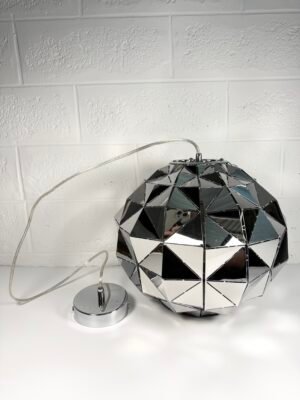 SUSPENSION FACETTES CHROME