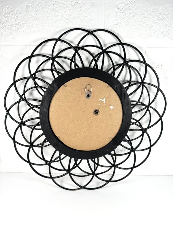 MIROIR FLEUR NOIR BOUCHARA