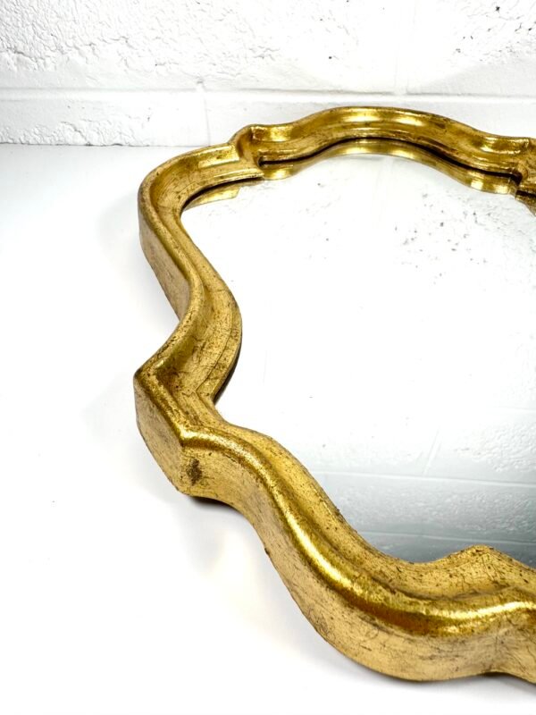 PETIT MIROIR DORÉ VINTAGE