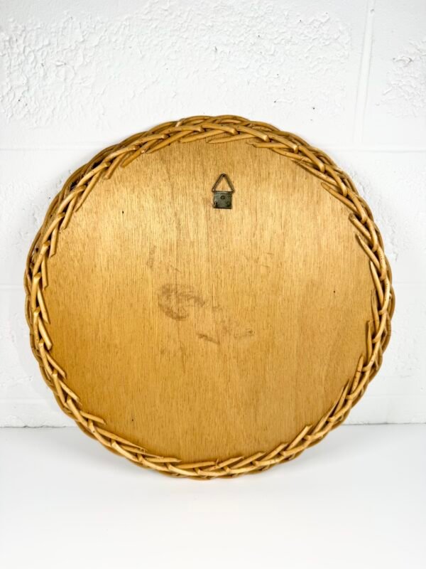 MIROIR ROND OSIER TRESSÉ