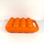 BOITE À OEUFS VINTAGE ORANGE