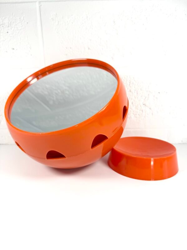 MIROIR À POSER VINTAGE ORANGE
