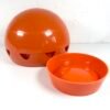 MIROIR À POSER VINTAGE ORANGE