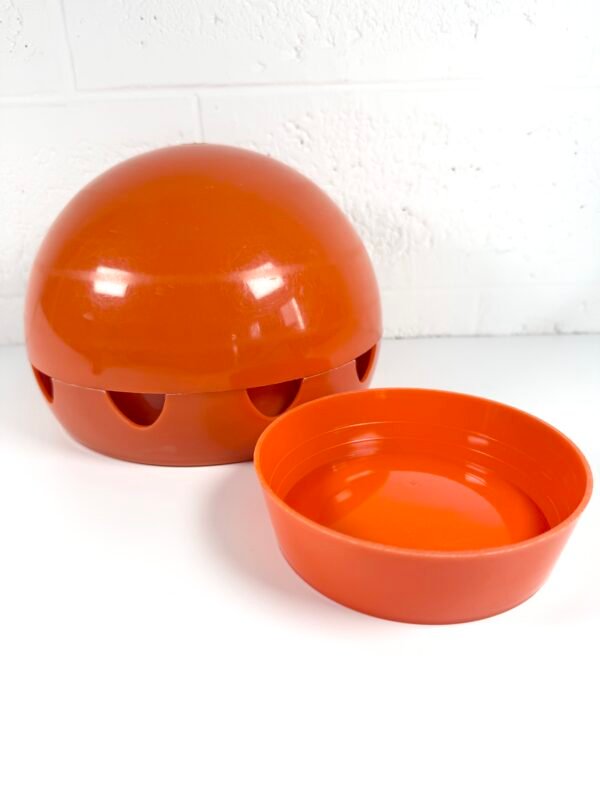 MIROIR À POSER VINTAGE ORANGE