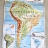 CARTE VINTAGE AMÉRIQUE DU SUD