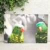 GRAND TABLEAU PLEXI OISEAUX